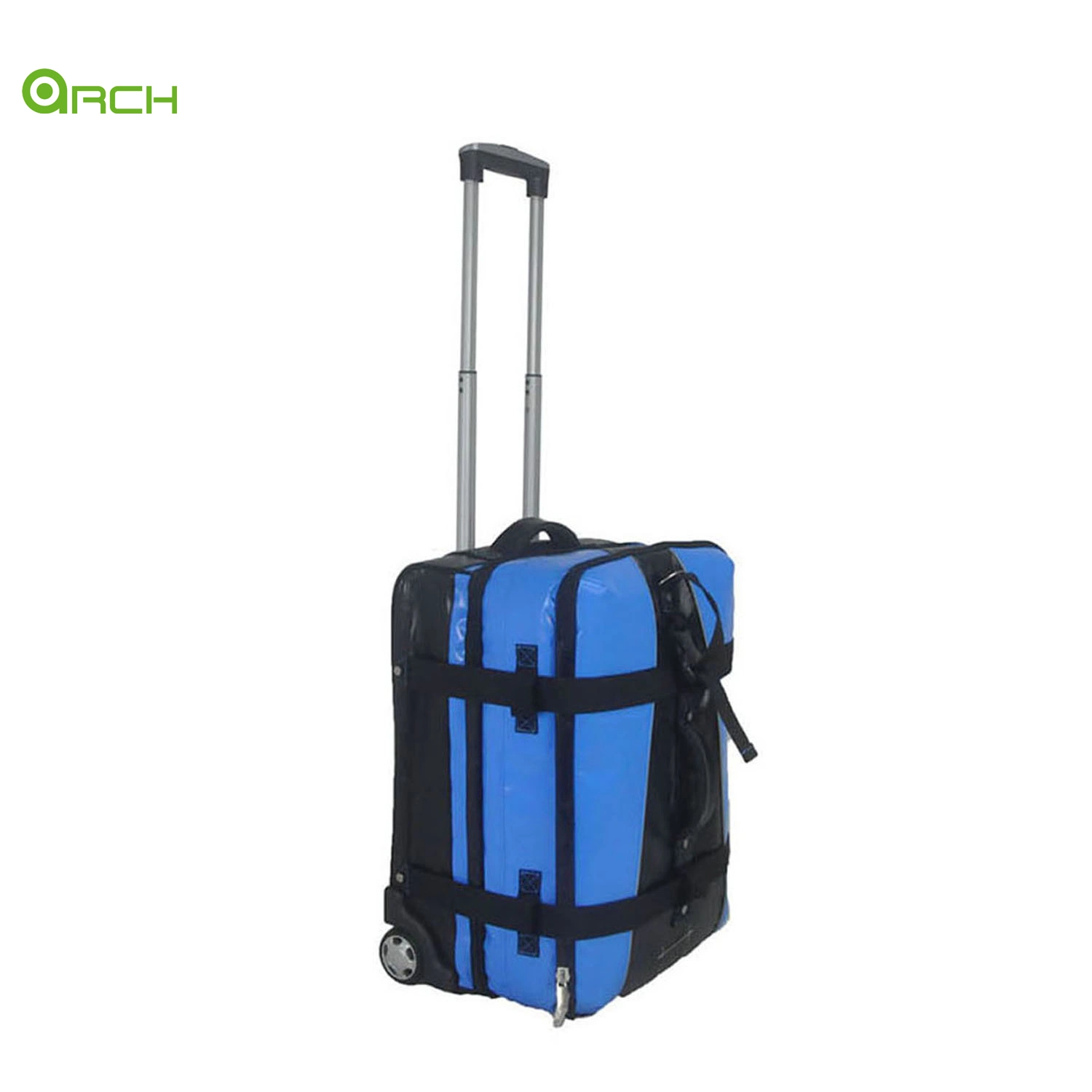 19" Fashion Trolley Travel Tarpaulin Luggage in Double Layer