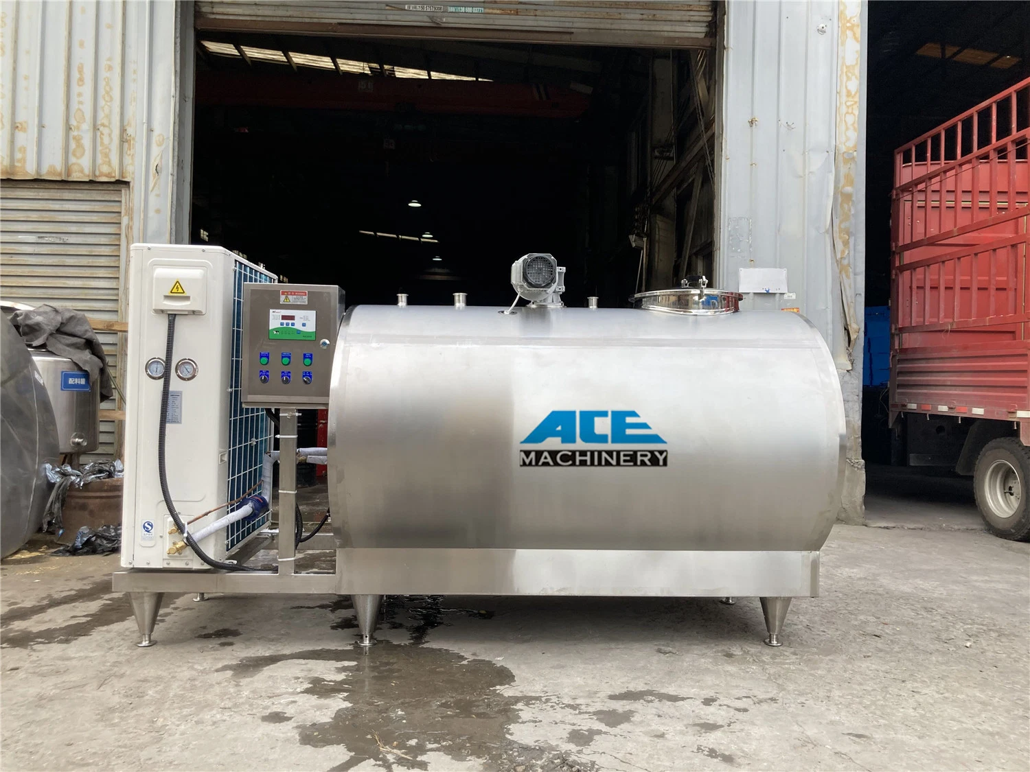 Best Price SS304 SS316L Stainless Steel 1000 3000 5000L Fresh Milk Chilling Machine Cooling Tank