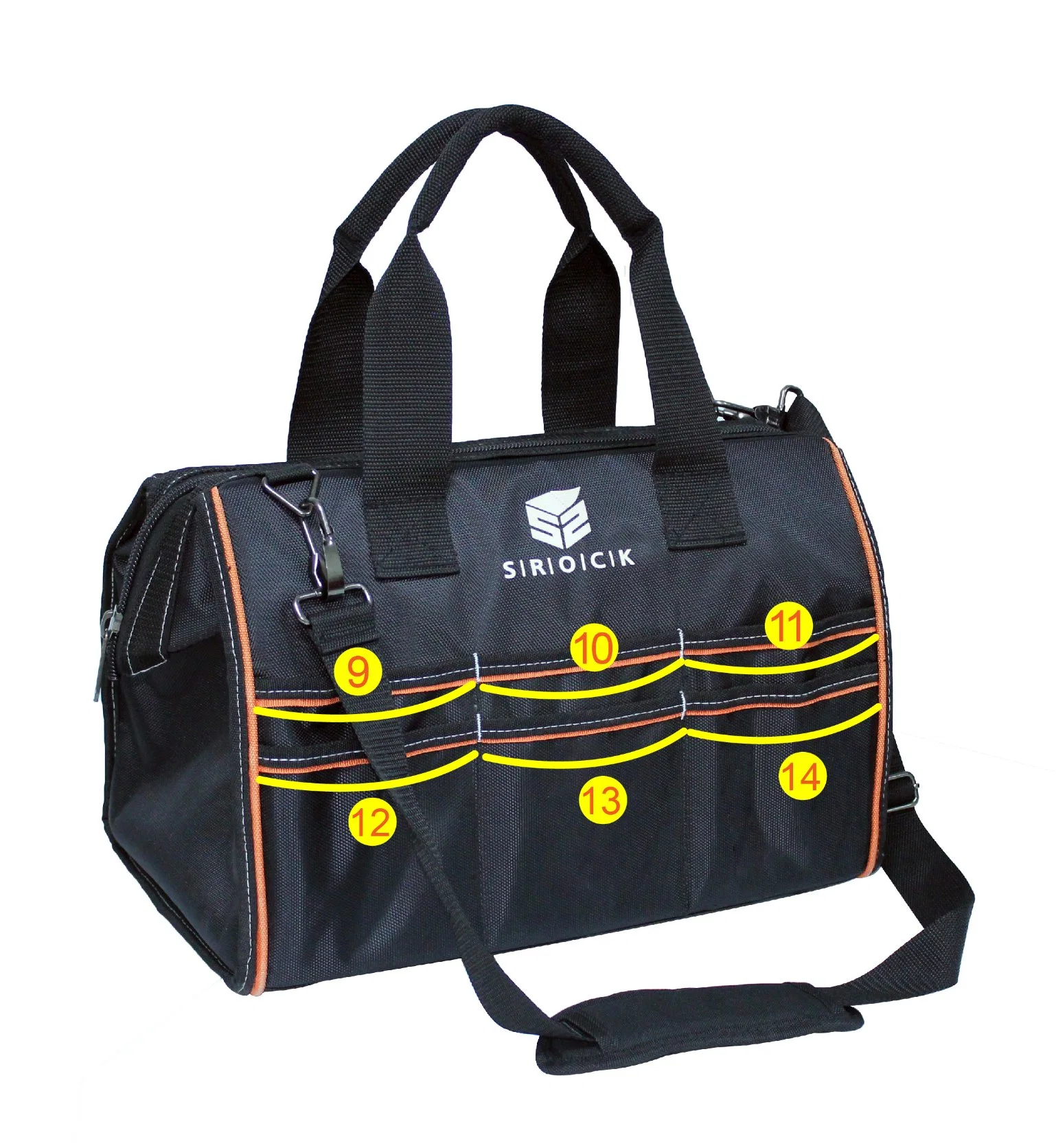 Waterproof Plumber Tool Set Bag with Handle Large Capacity Hardware Organizer Electrician Hand Tools Bag