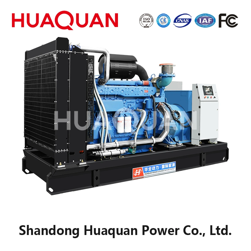 500kw 625kVA Diesel Generator Set Powered by Huaquan/Cumins/Yuchai/Weichai Open Type