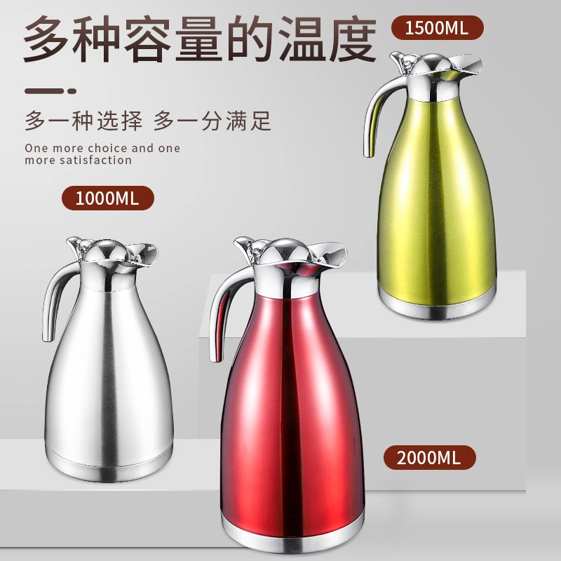 Hot Selling Stainless Steel Coffee Water Pot with Color Plating