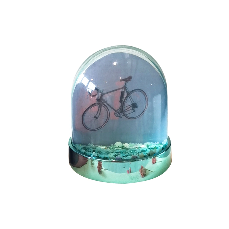 Shinning Base Mini 5X5X6cm Plastic Snowglobe