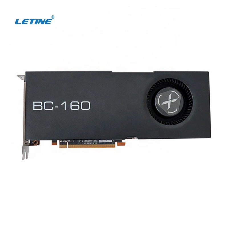 Potencia de computación de alto AMD BC-160 8GB Tarjeta gráfica Hashrate 72MH 135W BC GPU AMD 160 de la tarjeta de 8GB modelo BC160