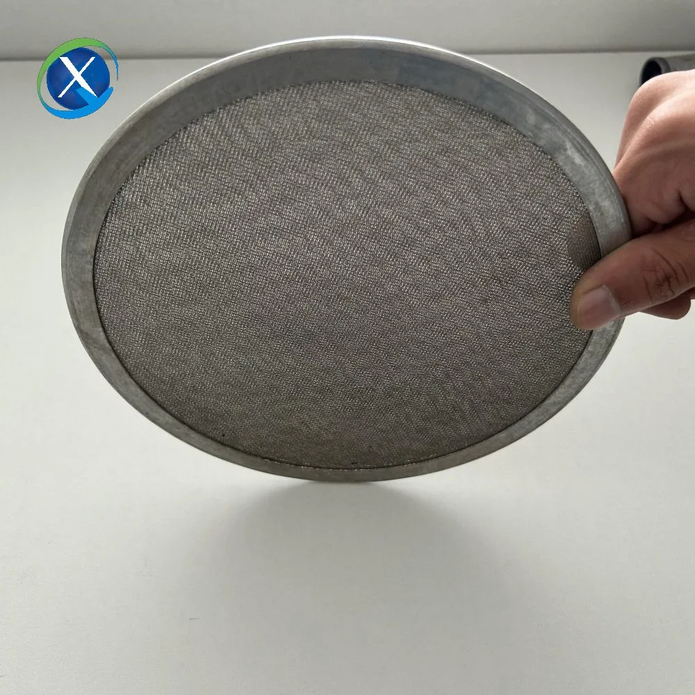 Kundenspezifische Form Kantenabdeckung Mesh Filter Disc / Blatt für Kunststoff-Industrie