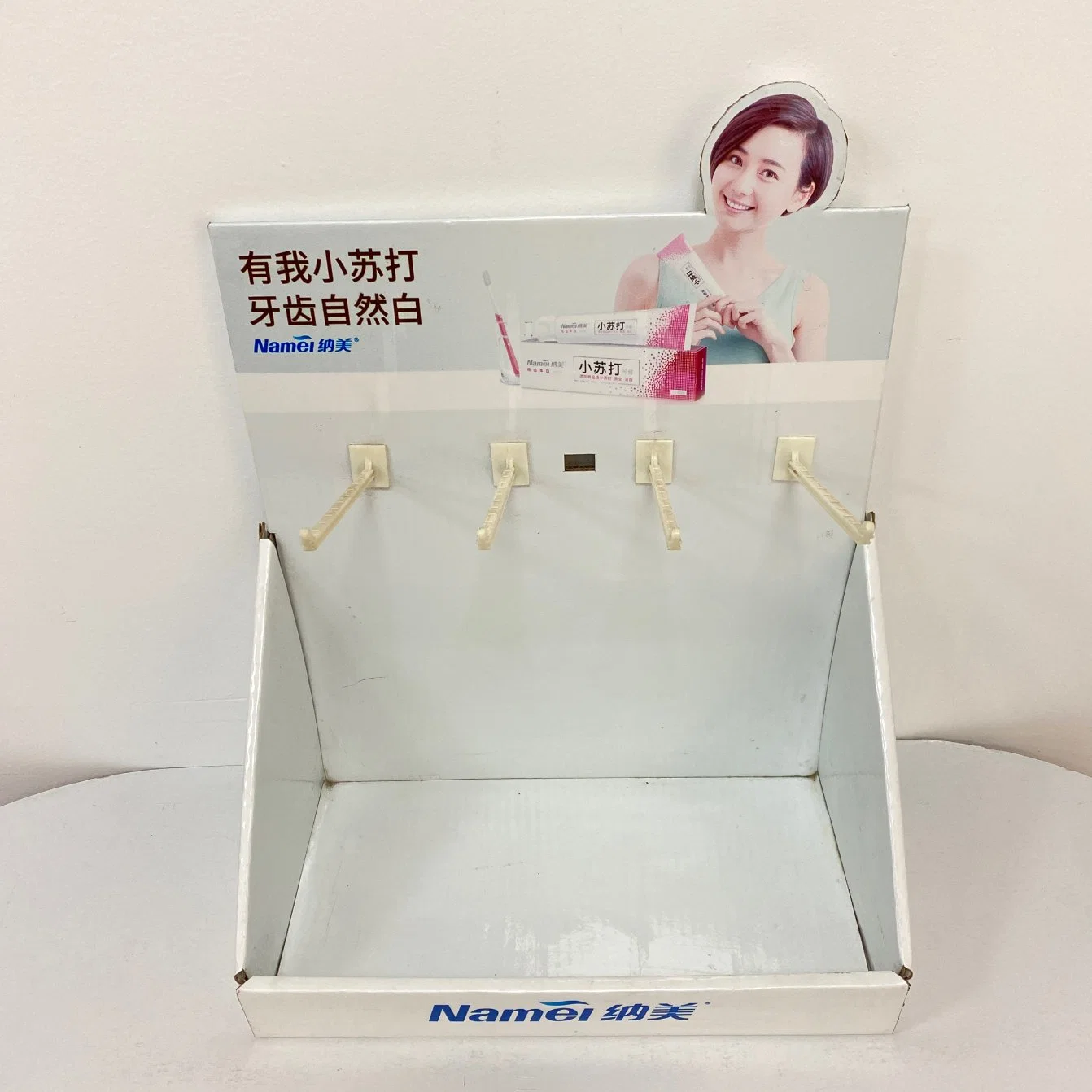 Small Cardboard Table Counter Display Stand, POS Cardboard PDQ Counter Display Boxes