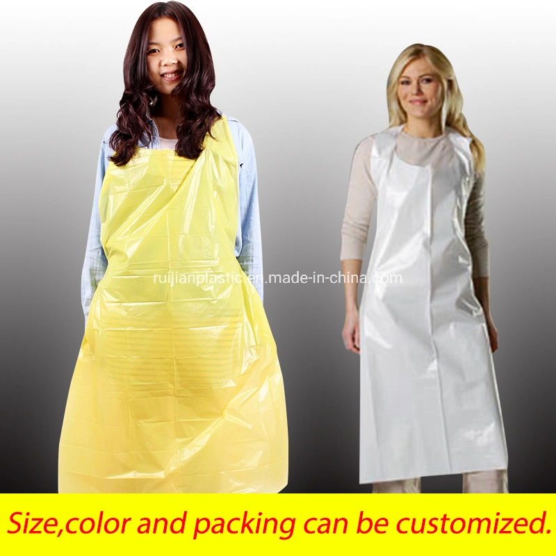 Wholesale/Supplier Personal Protection Cleaning Kitchen HDPE/LDPE Polythene Disposable Aprons