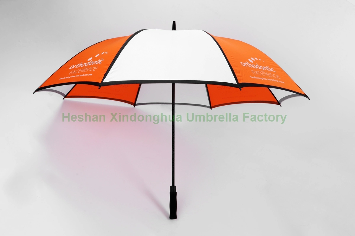 Non-Conductive Large Storm Rain Windproof Branded Golf Umbrella for Promotional Gift (GOL-0030FA)