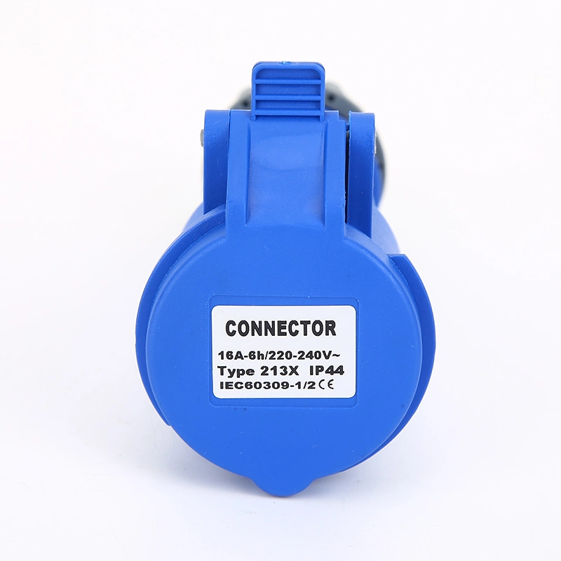 New Type Mobile Industrial Plug and Socket Connector 16A IP44 2p+E