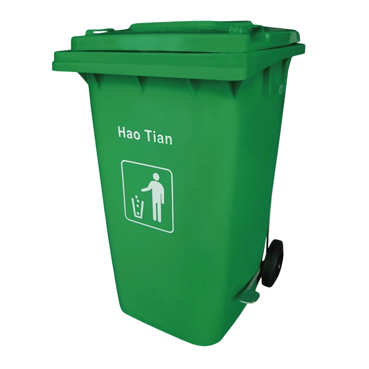 240L Eco-Friendly Feature Outdoor Plastic Rubbish Trash Waste Bin