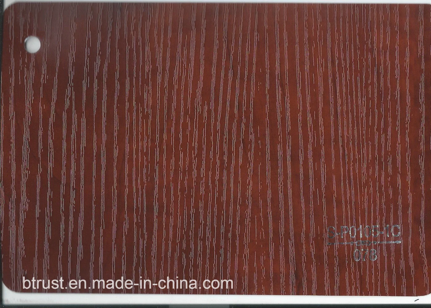 Wood Grain PVC Decorative Film/Foil for Cabinet/Door Vacuum Membrane Press