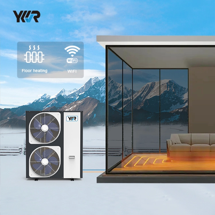 Ykr Energy Eco-friendly Conversor DC bomba térmica R32 Split Thermal Aquecedor de água da bomba