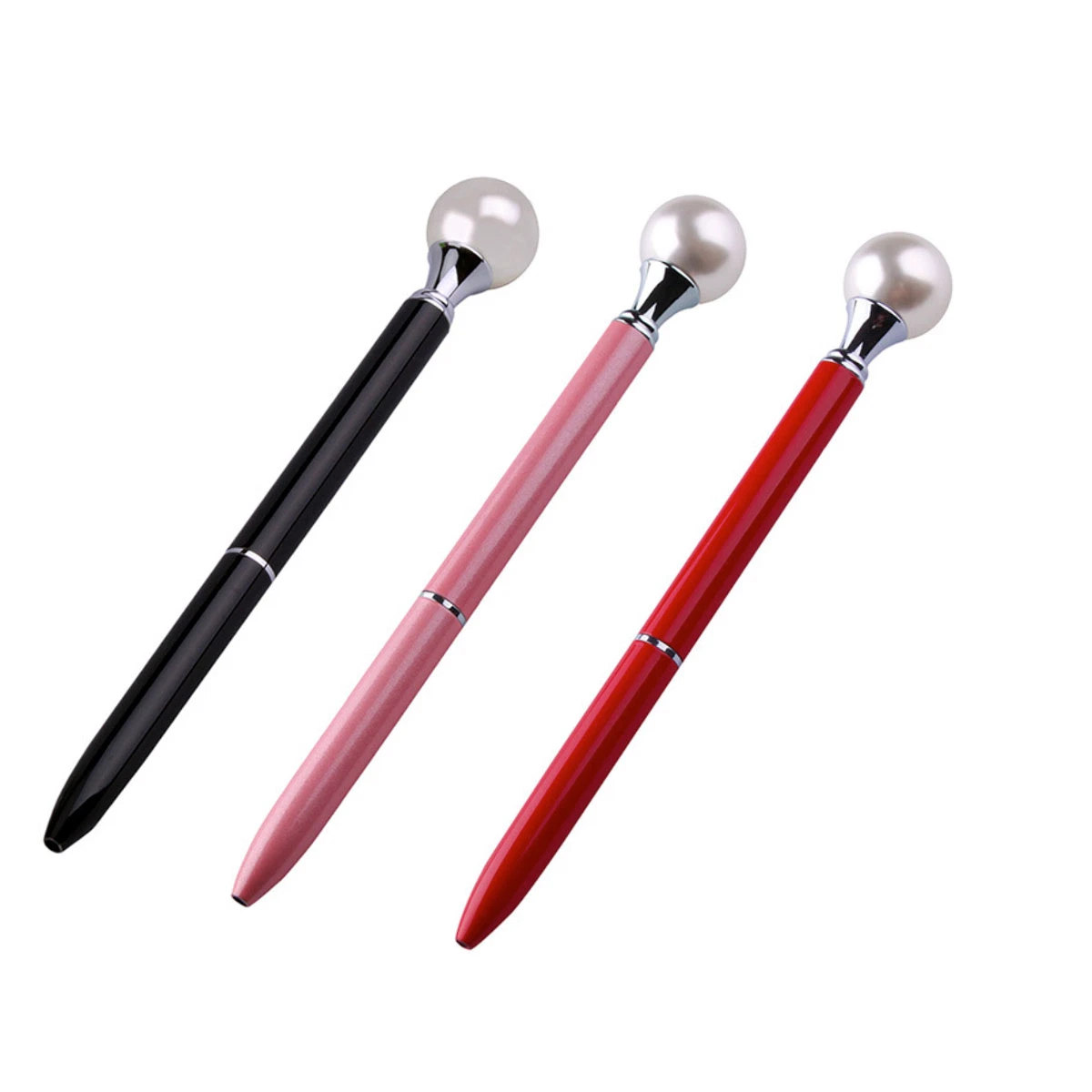 Cute Color Pearls Metal Ballpoint Pen