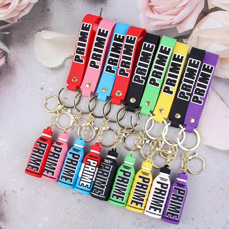 Plastic Bottle PVC Keychain Bottle Hanging Bag Pendant Wholesale Promotional Small Gift