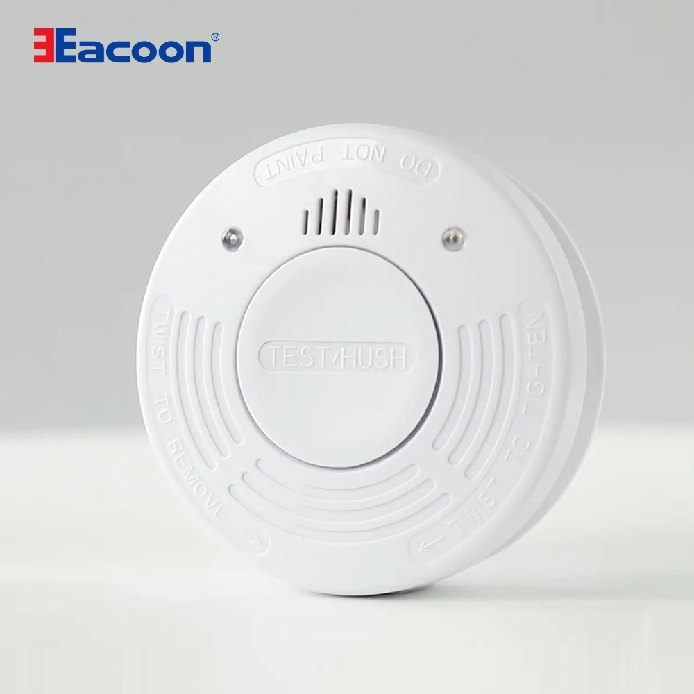 Sensor de segurança contra incêndio com aprovação CE do sistema de alarme doméstico sem fios Alarme de fumo