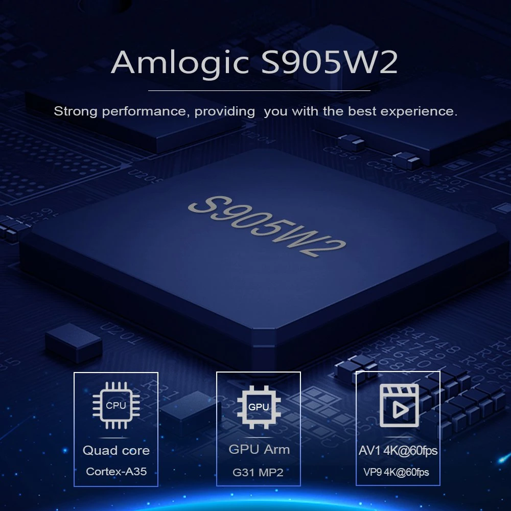 VV 4K 2 Go RAM 16 Go ROM Quad Core Smart Android 11 TV Box bon prix