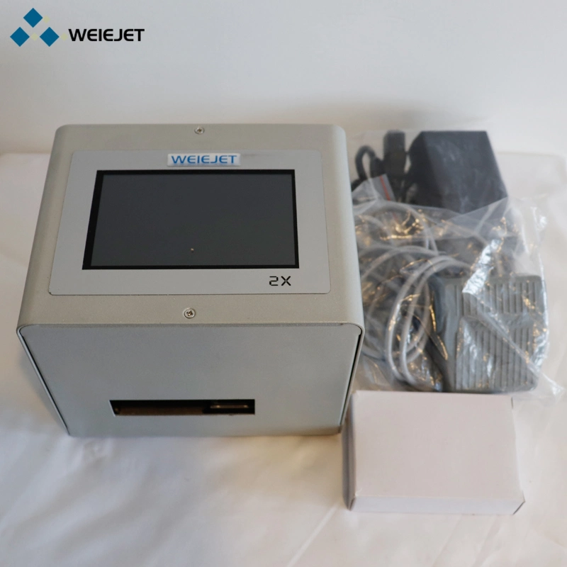 Nouveau lancé l'imprimante jet d'encre de bureau pour le codage de l'imprimante jet d'encre thermique de l'impression sur le carton-boîte/sac de l'emballage alimentaire imprimante