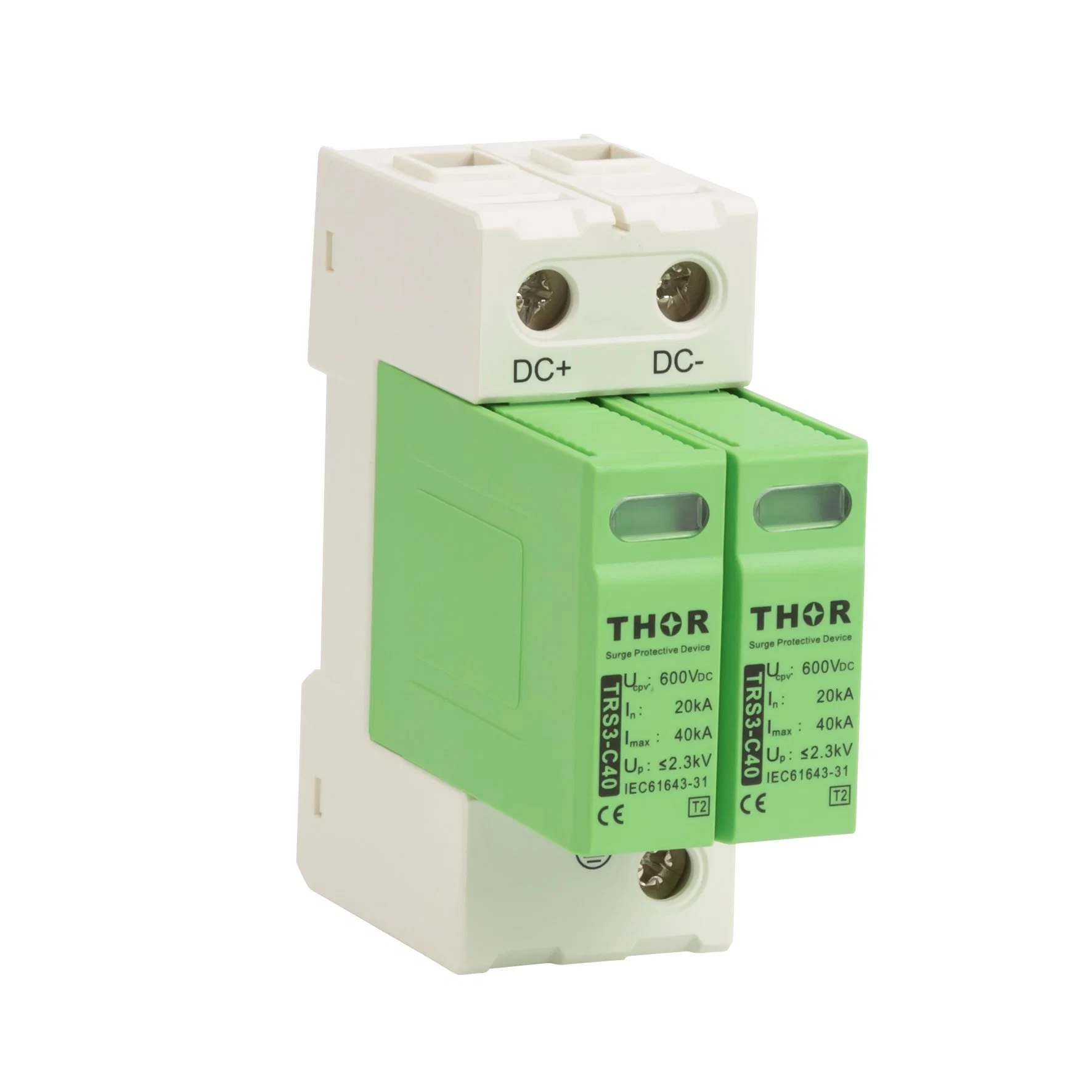 T1+T2 7ka 1000V DC Surge Surge Protection