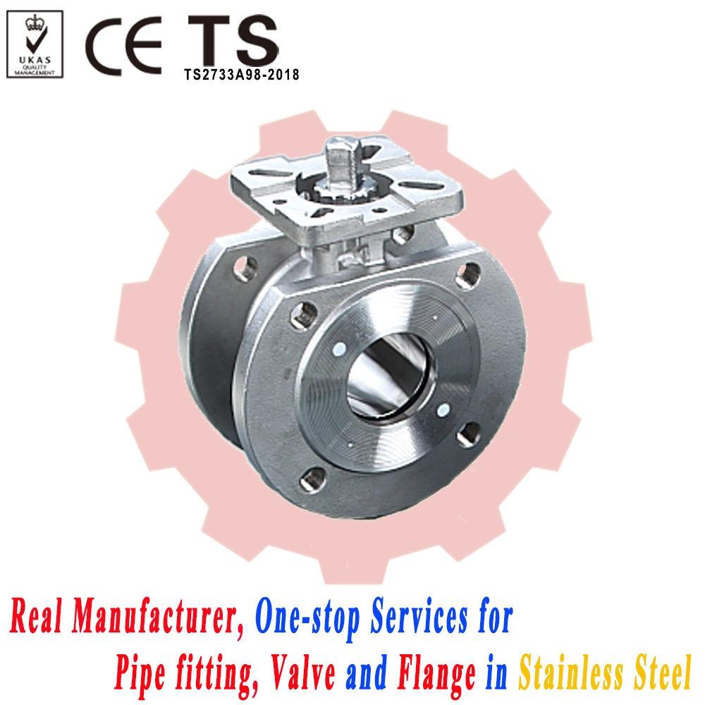 ASME B16.34 Stainless Steel 3 Way Thread Ball Valve