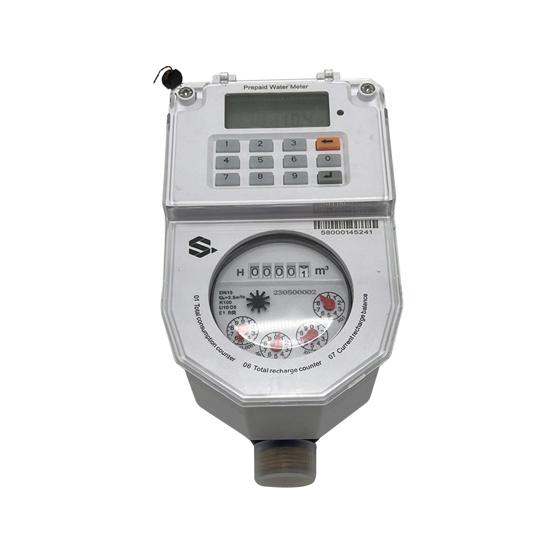 New Design Water Meter Generator and Grid Dual Source Sts Keypad Prepaid Water Meter