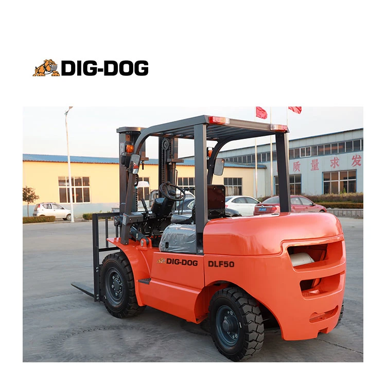 China 5 Ton Portable Compact Small Mini Forklift Truck Price for Sale Material Lifting Warehouse