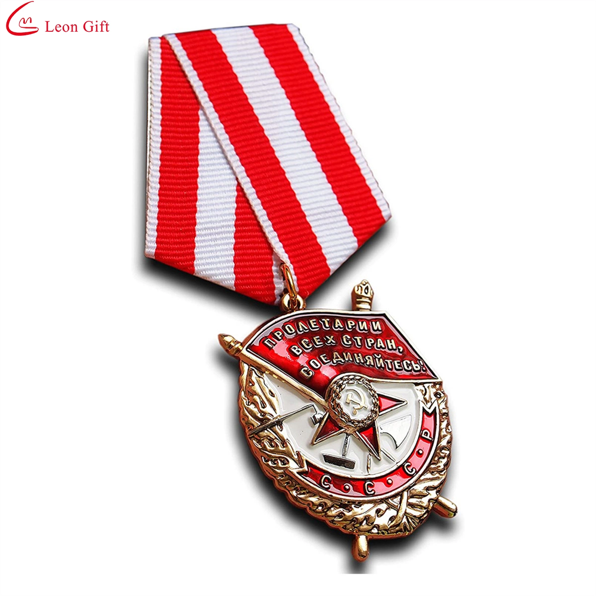 Custom 3D Honor Recognition Miracle Blank Metal Exclusive Design Sports Police Medals with Ribbons United States Military Badge Medals