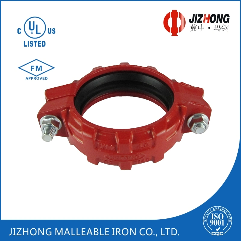 Ductile Iron Grooved Pipe Fittings Rigid/Flexible Coupling with UL&FM