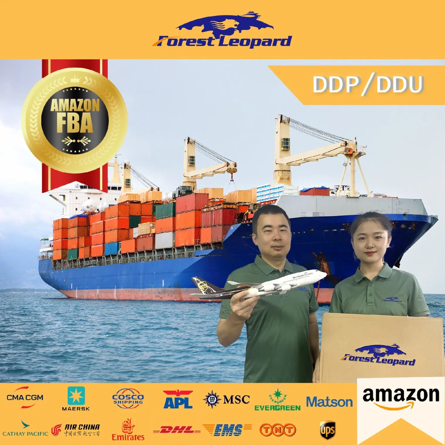 Professional Freight Supplier DDP Sea Shipping Service From Shenzhen to Spain LCL Amazon Fba Amazon Warehouse Excellent Service