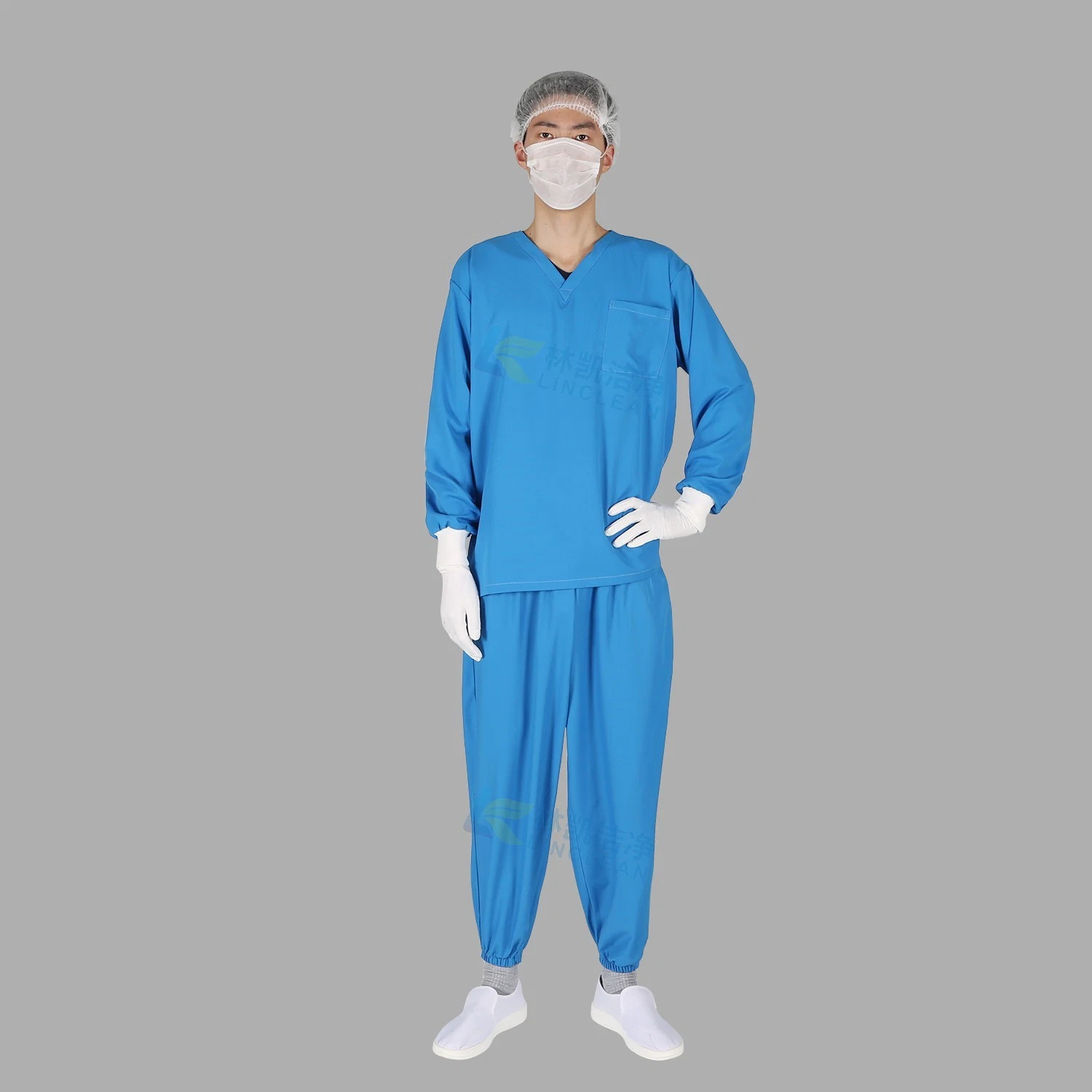 Unisex Conductive Antistatic Working Clothing Safety Shirts ESD Workwear