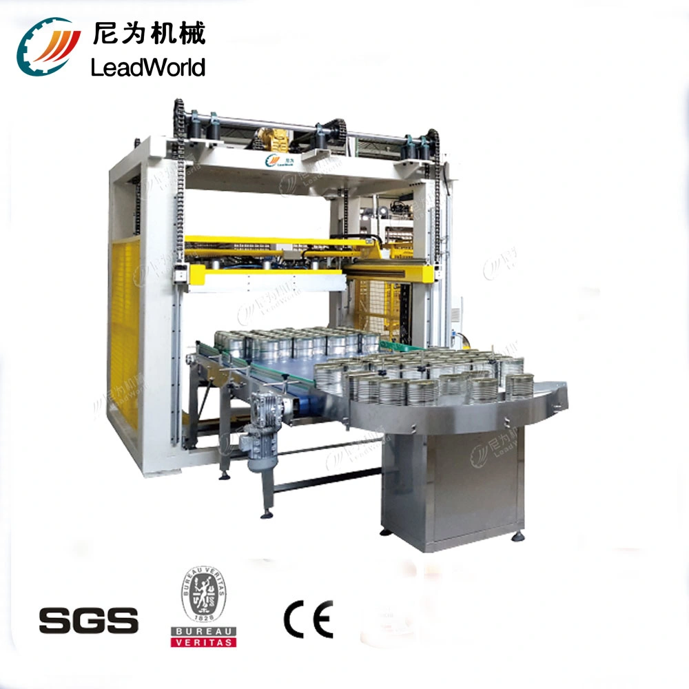 Automatic Tuna Fish Cans Depalletizer Machine Production Line