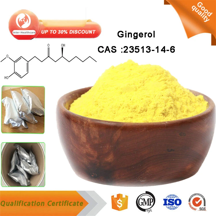 Pureza 99% extracto de jengibre polvo de jengibre CAS 23513-14-6 Gingerol utilizado En antineoplásico