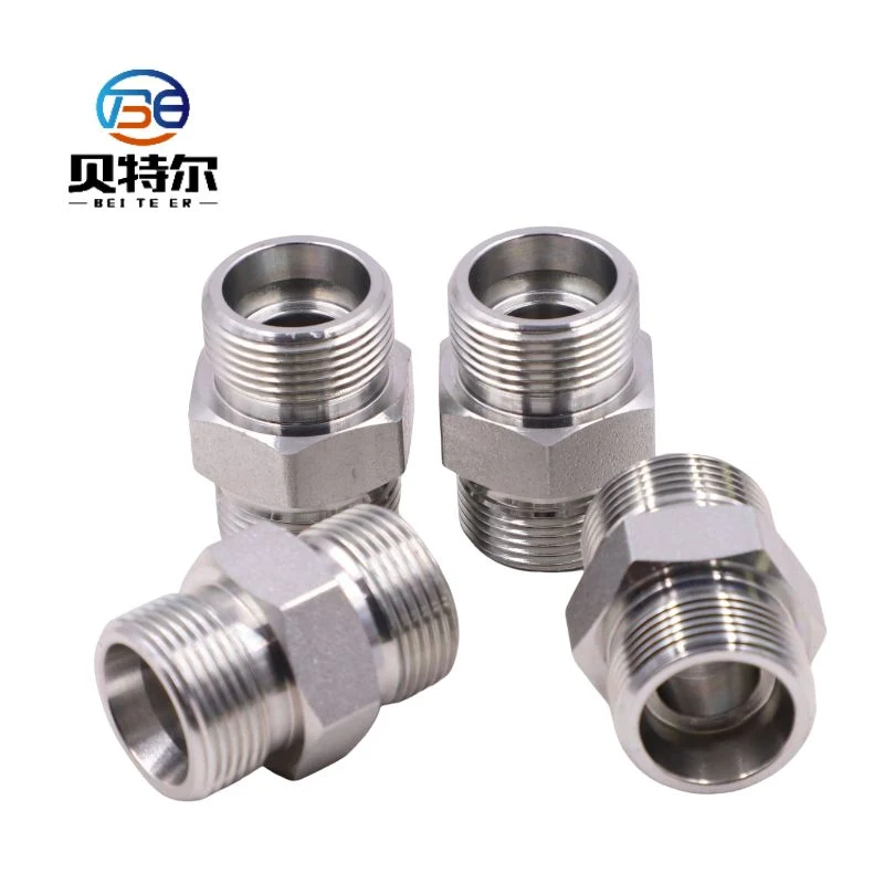 Hebei Province Manufacture Straight Adaptor Hydraulic Hose Fittings