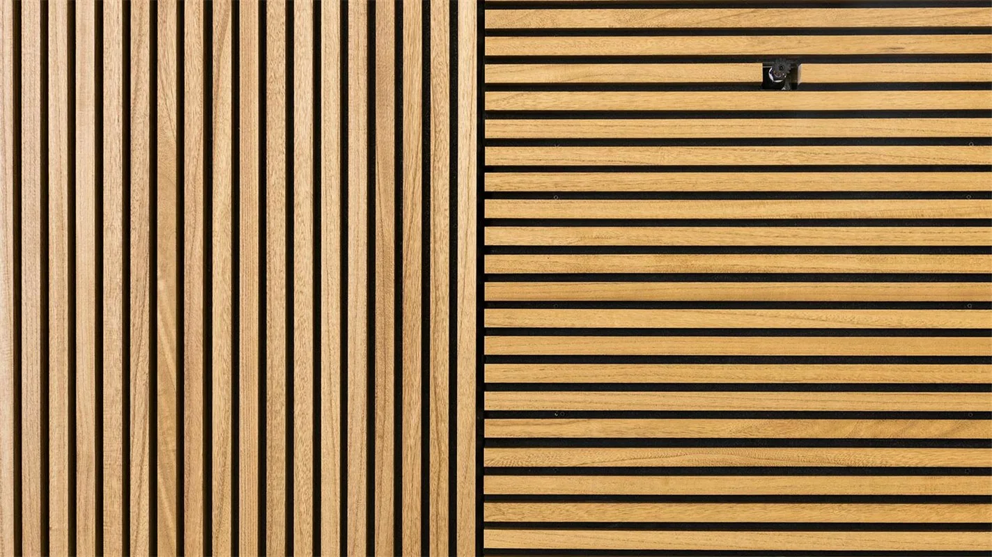 Handcrafted Akoestische Panelen Polyester Acoustic Slat Wallnut Wood Panels Akupanel 2400X600