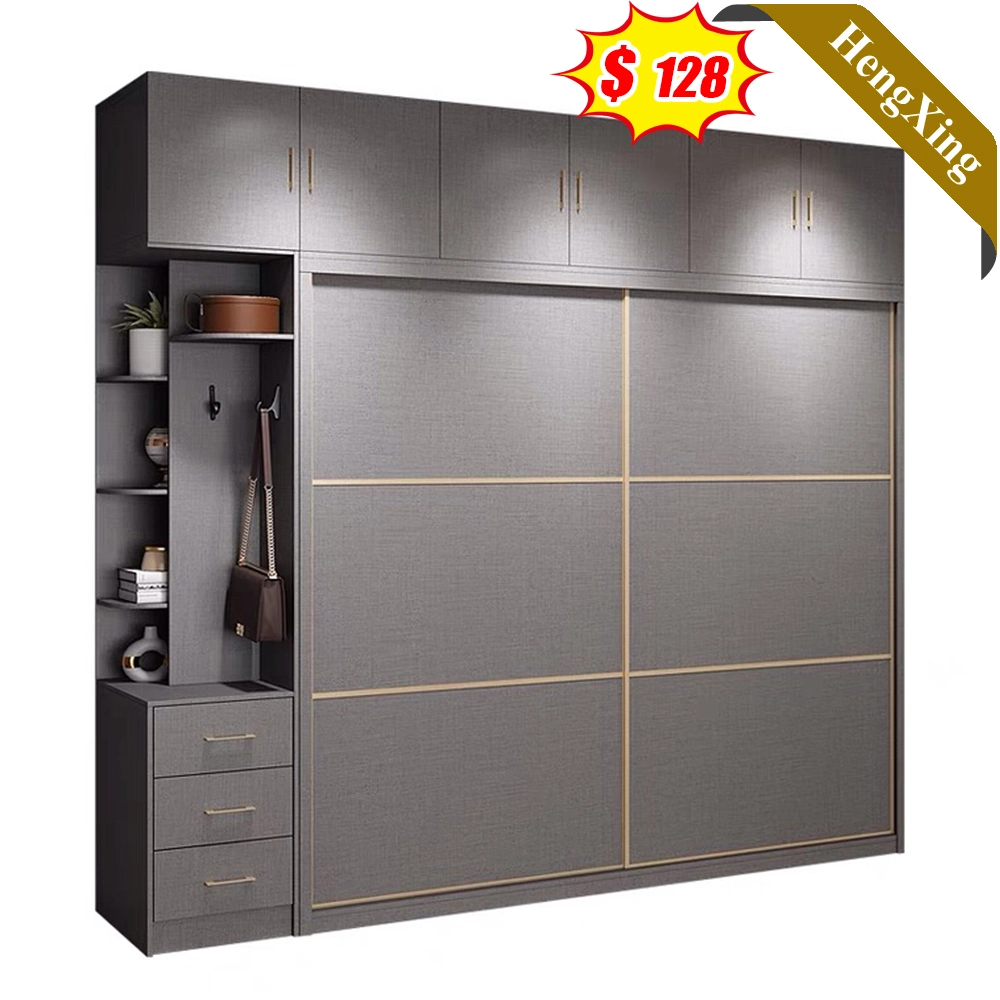 Factory Price Home Furniture Bedroom Cabinet Multi Use 2 Doors Wooden Furniture Wardrobe