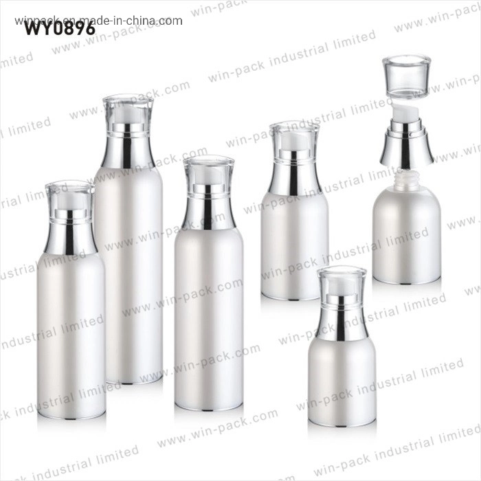 Winpack Best Sell Black Cosmetic Acrylic Wine Shape Bottle Lotion Packing