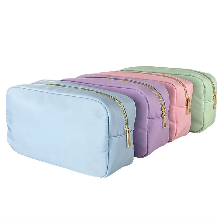 Stoney Clover Nylon Makeup Embroidered Towel Patch Adhesive Durable Waterproof Cosmetic Bags