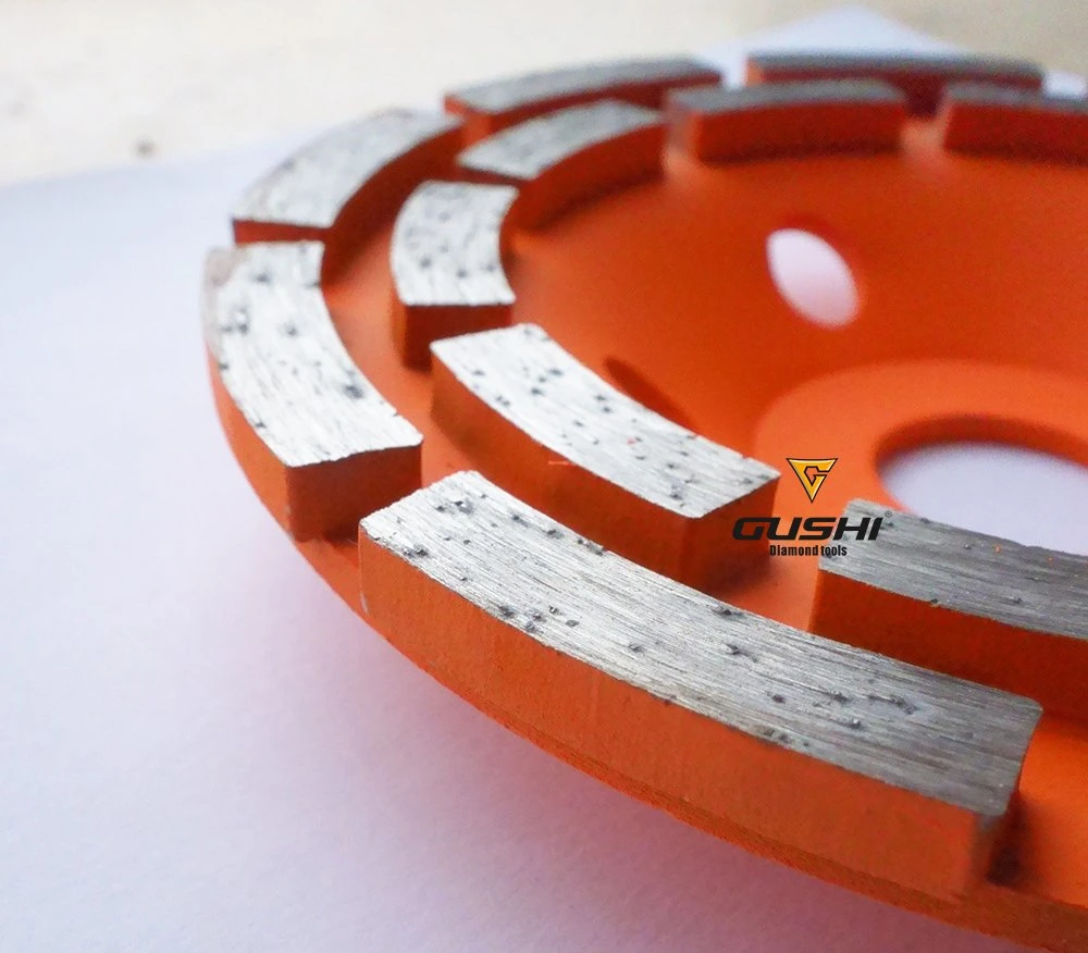 Factory Wholesale/Supplier Double Row Diamond Cup Wheel for Grinding Concrete Floor