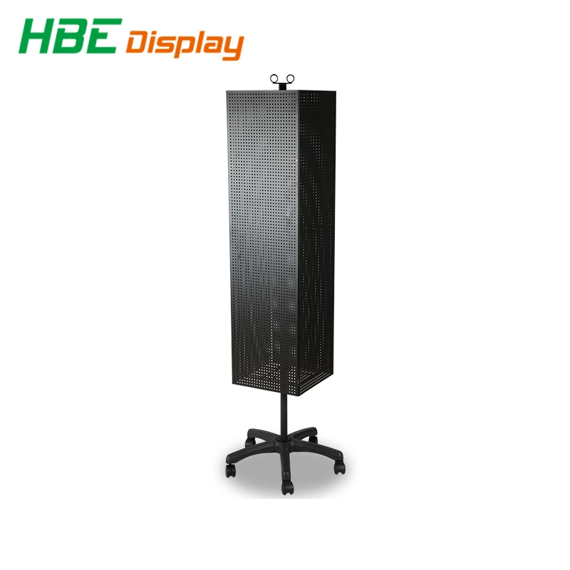 Customized Made Revolving and Rotating Pegboard Display Stand