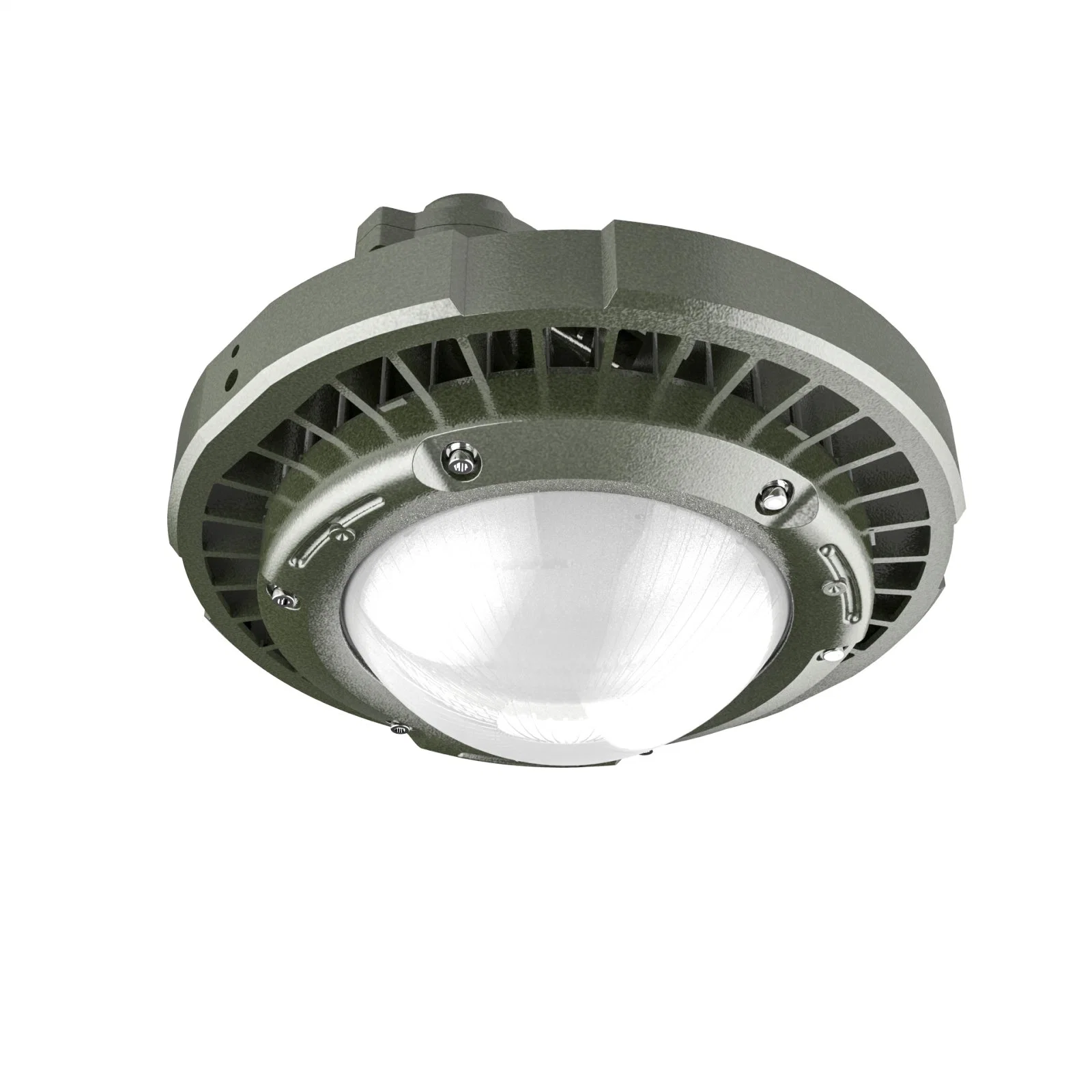 Zone21 Zone22 IP66 Luminaire anti-explosion à suspension haute luminosité Lampe LED anti-explosion haute baie.