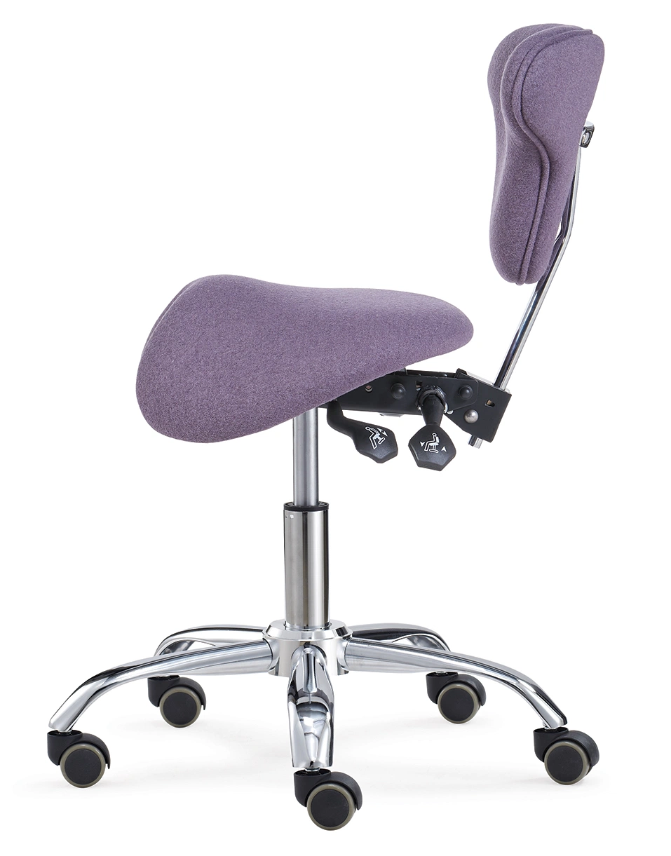 New Design Ergonomic Saddle Chair Made in China Foshan Haiyue Saddle Stool Chair