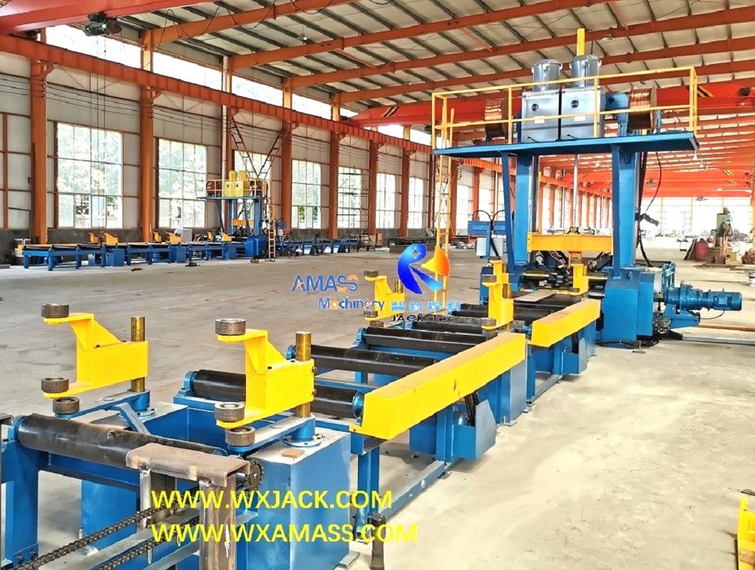 Fit up Full Assembly Welding Straightening H Beam Fabrication Equipment Steel Structure