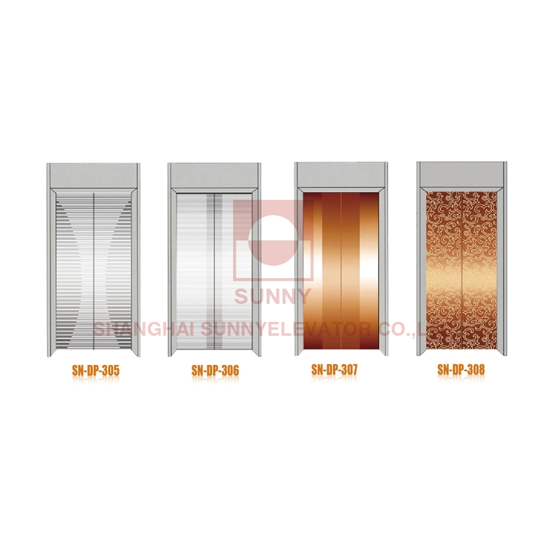 Panel de puerta de acero inoxidable para decoración de cabina de elevador (SN-DP-310)