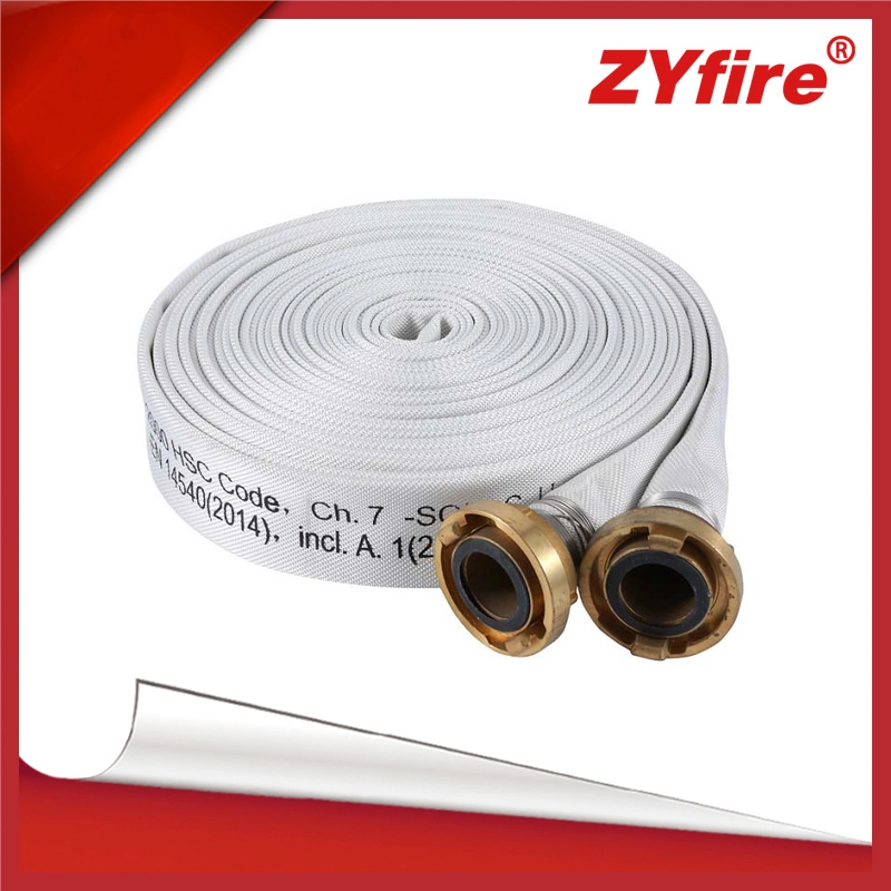 Single Jacket Hose for Fire Fighting with EPDM Lining