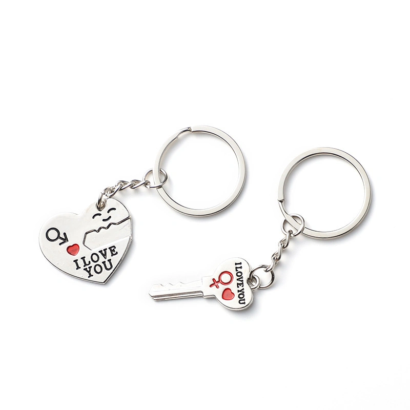 Custom High quality/High cost performance Metal Keychain Factory Supply Valentines Day Gifts