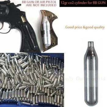 Disposable Cartouche CO2 12g 88g 95g Gas Cylinders Air Gun CO2 Pistol for Bb Gun Metal