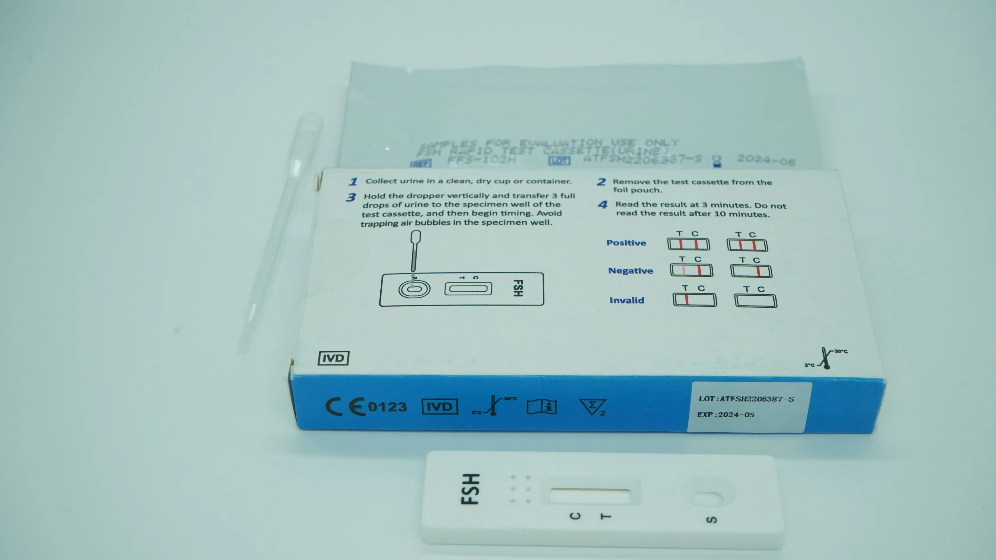 One-Step Follicle-Stimulating Hormone (FSH) Test Cassette