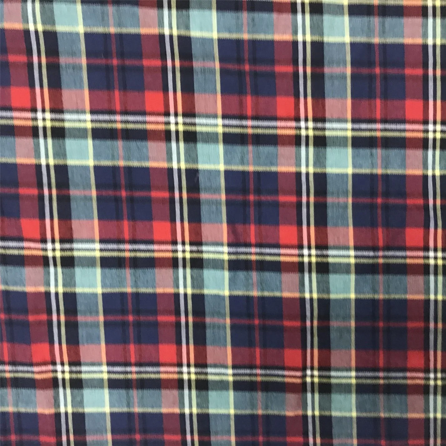 Brusehd Cotton Wool Yarn Dyed Check Fabric