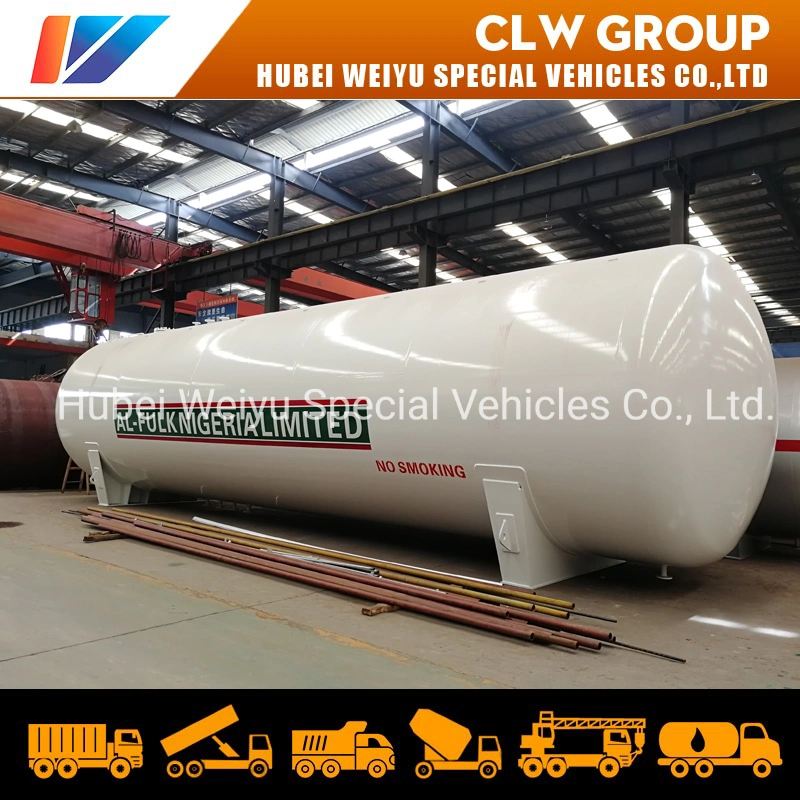 120m3 LPG Storage Tank 60tons Propane Gas Tanker Pressure Vessel for LPG Filling Plant in Nigeria