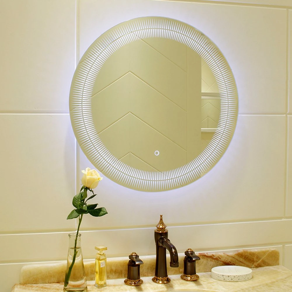 LED Smart Glass Touch Bathroom Mirror with CE UL Certificate