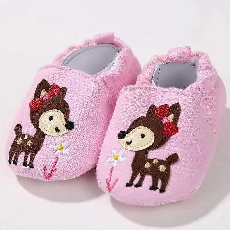 Baby Shoes Cute Soft Sole Soft Cloth Slip-on Baby Shoes