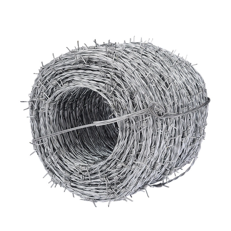 12.5 Gauge 18 Gauge Hot Dipped Galvanized PVC Coated Iron Barbed Wire Razor Barb Wire